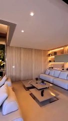 Duplex open living room design