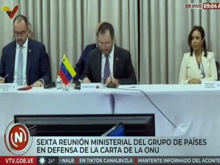 Venezuela está comprometida en cumplir los objetivos planteados en reunión del Grupo de Amigos