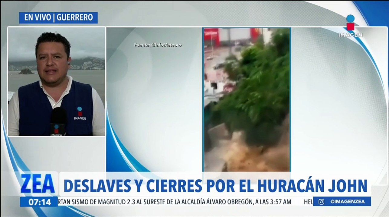 Huracán John: Lluvias en Acapulco provocan deslaves; suman siete víctimas