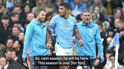 Guardiola confirms Rodri will miss season after knee surgery