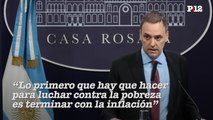 Adorni, antes de que se difunda el informe de pobreza e indigencia: “Lo primero que hay que hacer para luchar contra la pobreza es terminar con la inflación”