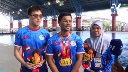 Khairul Razi cipta sensasi di kolam renang dalam temasya Para Sukma