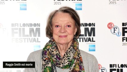 Le professeur MacGonagall rejoint Hagrid et Dumbledore... L'actrice Maggie Smith s'en est allée à 89 ans, ses fils dévoilent ses derniers instants
