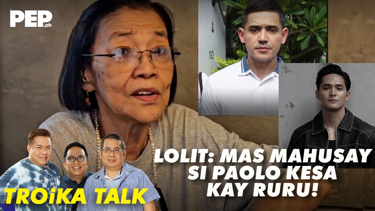LOLIT SOLIS HINDI HAPPY SA PAGTRATO NG GMA-7 KAY PAOLO CONTIS! | PEP Troika Talk