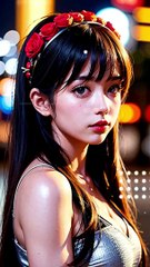 Who's the Mysterious Woman Capturing Night Li