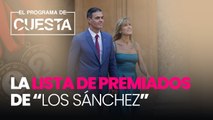 Esta es la lista de todos los premiados por favorecer los negocios de Begoña Gómez