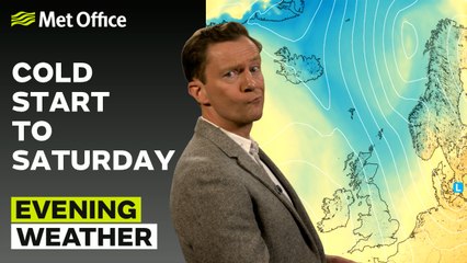 Met Office Evening Weather Forecast 27/09/2024 - A largely dry but chilly night