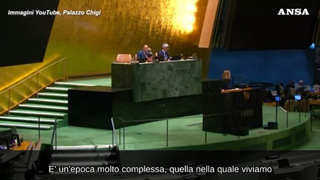 Meloni all'Onu: Effetto domino dall'aggressione russa