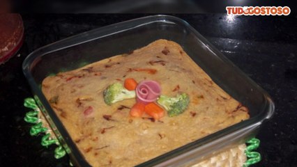 Torta de Frango de Microondas