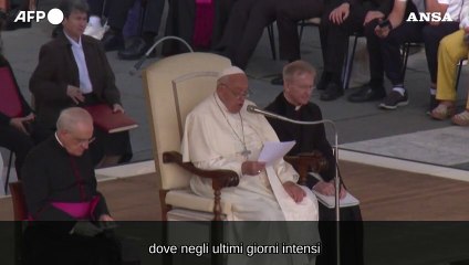 Papa: "Sono addolorato dalle notizie che giungono dal Libano"