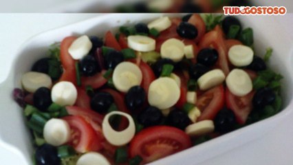 Salada com palmito