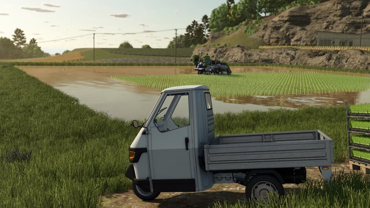 Traktor statt Katana: Der Landwirtschafts-Simulator 25 geht Japan anders an als Ghost of Tsushima