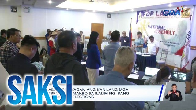 PDP-LABAN, pinayagan ang kanilang mga miyembro na tumakbo sa ilalim ng ibang partido sa 2025 elections | Saksi