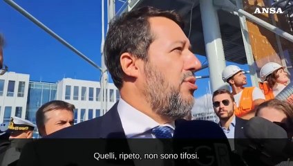 Scontri derby di Genova, Salvini: "Non sono tifosi ma cretini"