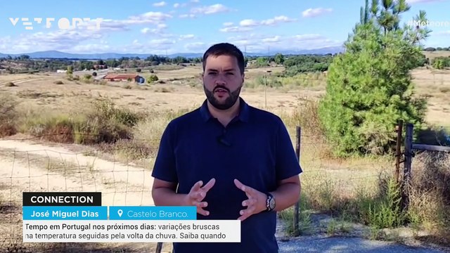 Tempo em Portugal nos próximos dias: variações bruscas na temperatura seguidas pela volta da chuva. Saiba quando