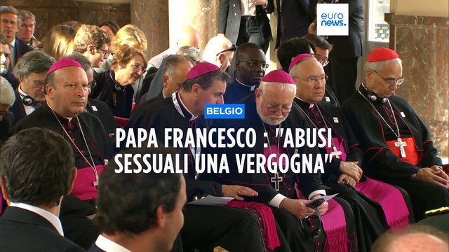 Papa Francesco in Belgio: Abusi sessuali una vergogna per la Chiesa, chiediamo perdono