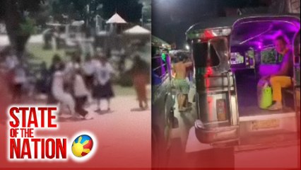 State of the Nation Part 1: LOOK: Nagsabunutang mga dalagita; LOOK: Naggitgitang jeep; Atbp.