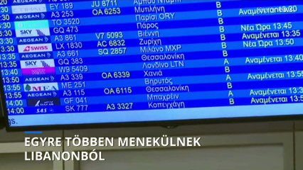Egyre többen menekülnek Libanonból