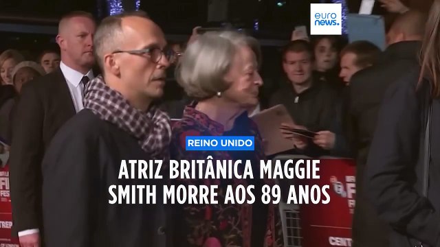Morreu a atriz britânica Maggie Smith, de Downton Abbey e Harry Potter