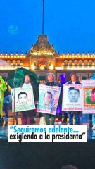 “Seguiremos adelante... exigiendo a la presidenta”II