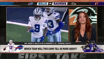 ESPN FIRST TAKE TODAY - First Take goes OFF THE RAILS debating the significance of Ravens-Bills 