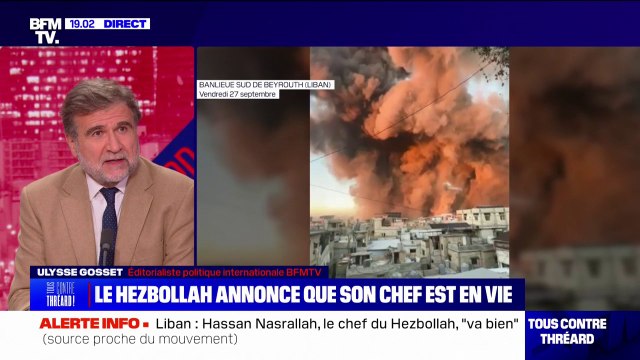 Frappes israéliennes à Beyrouth: le chef du Hezbollah va bien d'après une source proche du mouvement