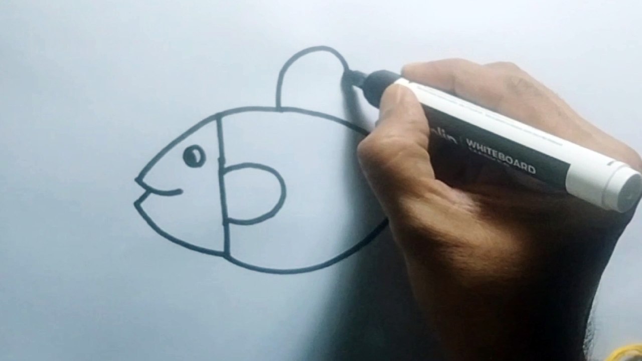 Uncover the secret of drawing a fish easy and step by step
