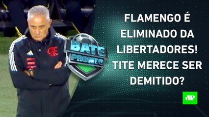 FIM DA LINHA PARA TITE? Flamengo é ELIMINADO da Libertadores, e PRESSÃO CHEGA AO ÁPICE | BATE-PRONTO
