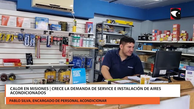 Calor en Misiones | Crece la demanda de service e instalación de aires acondicionados