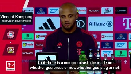 Kompany sees Leverkusen as a 'true test' for his Bayern side