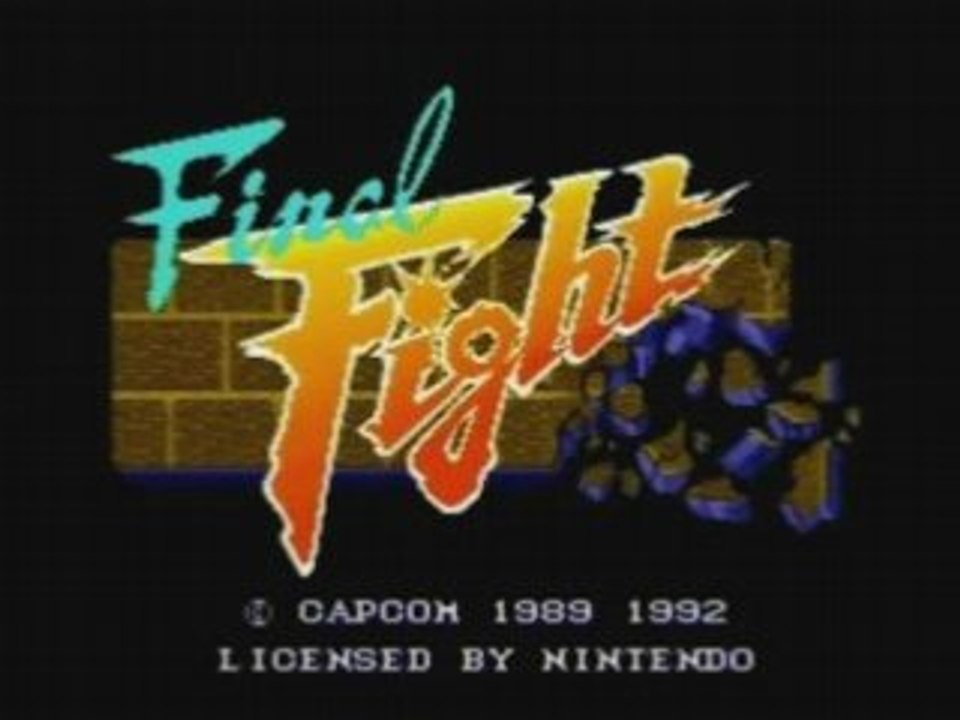 [Super Nintendo] Final Fight : Test