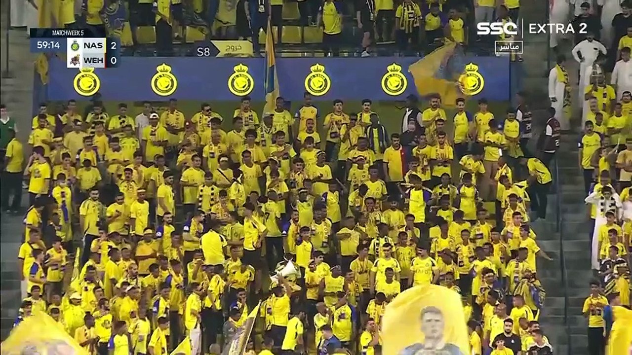 دوري روشن السعودي النصر   الوحده  الأسبوع 5 الشوط الثاني 2024-09-27