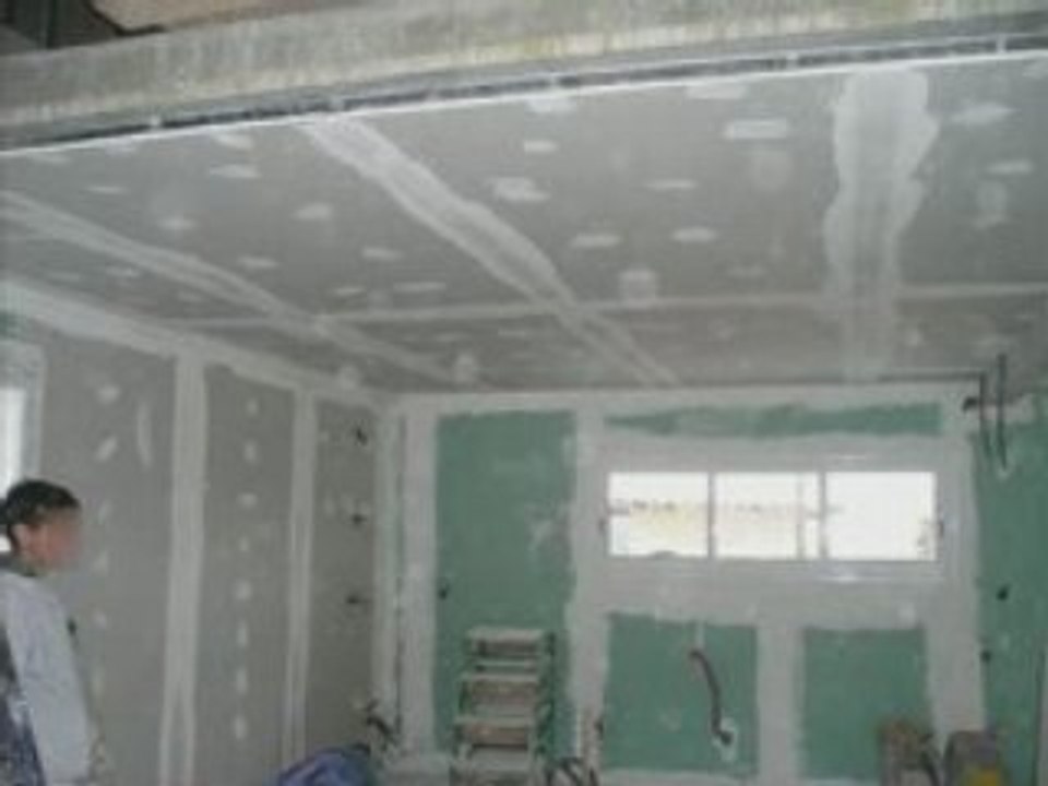 CHANTIER MAISON B  FORMATION PLATRIER PLAQUISTE