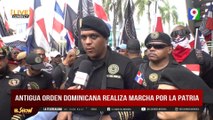 Antigua orden dominicana realiza marcha por la patria | El Show del Mediodía