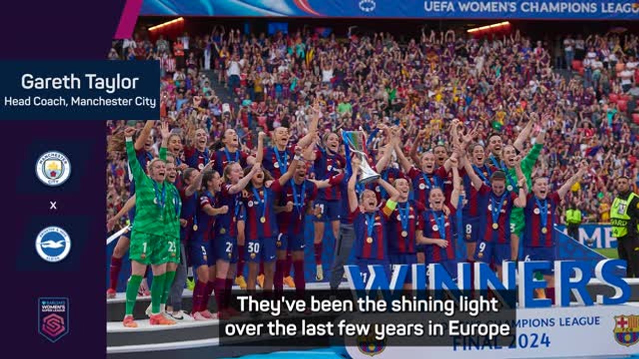 Gareth Taylor excited by Manchester City's UWCL challenge against Barcelona