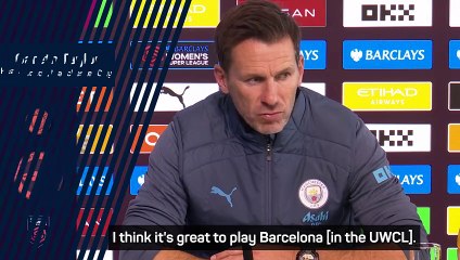 Gareth Taylor excited by Manchester City's UWCL challenge against Barcelona