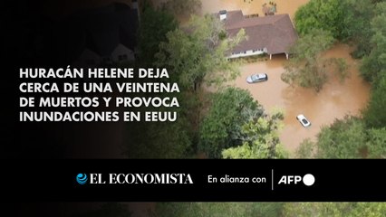 Huracán Helene deja cerca de una veintena de muertos y provoca inundaciones en EEUU