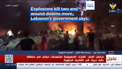 Israel strikes central Hezbollah headquarters in Beirut