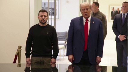 젤렌스키 만난 트럼프 "공정한 합의로 전쟁 끝내야" / YTN