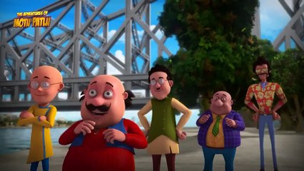 Motu Patlu ने Howrah Bridge की Race में किया Participate- Hindi Cartoon - New Episodes - S13 - #spot_3