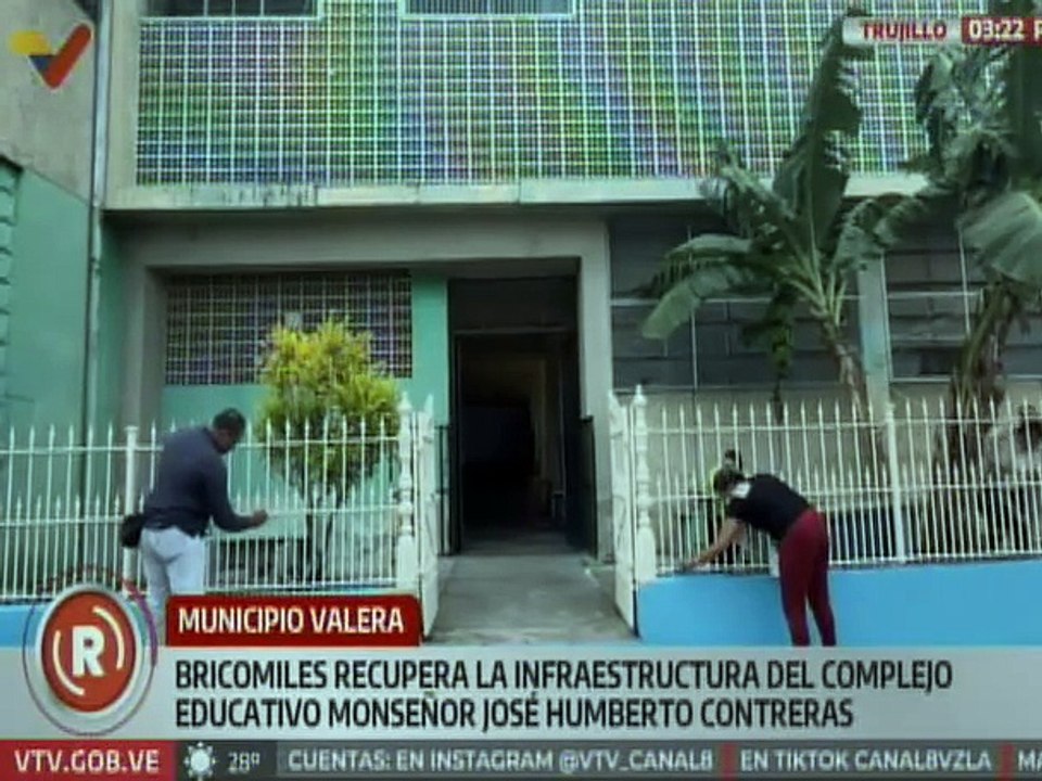 Trujillo | Bricomiles recuperó infraestructura del complejo educativo "Monseñor José Humberto Contreras"