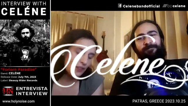 TRAILER _ #Interview with Anastasia and Dionysis from #CELÉNE #PostBlack #Gothic #Metal #Greece