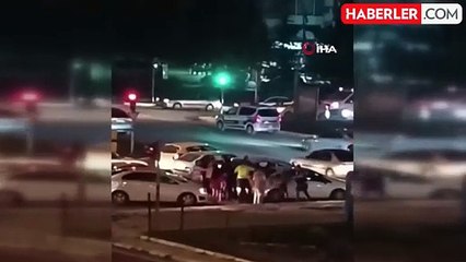 Elazığ'da Trafik Kazası Sonrası Kavga: O Anlar Kamerada