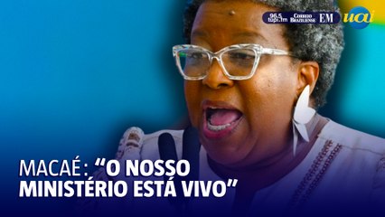 Macaé Evaristo cita Guimarães Rosa em discurso
