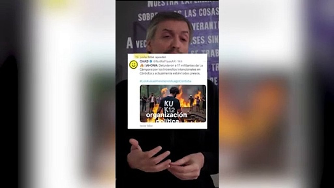 Máximo Kirchner cruzó a Javier Milei por vincular a La Cámpora con los incendios