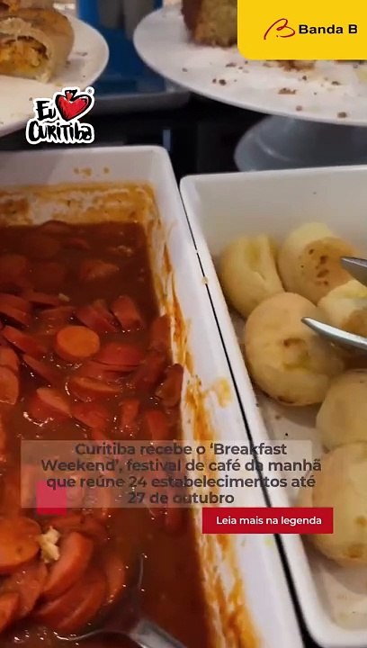 Curitiba recebe festival de café da manhã com 24 estabelecimentos