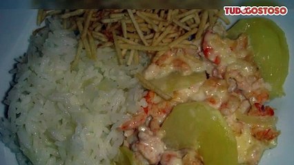 Camarão com batata