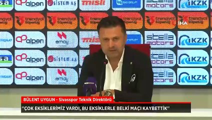 Bülent Uygun'dan hakem tepkisi: Taktir haklarını rakipten yana kullandı