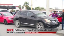 Extienden regularización de autos 