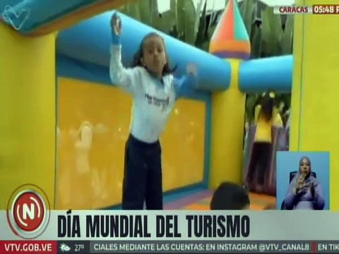 Caracas | Mintur celebra el Día Mundial del Turismo con actividades recreativas y deportivas